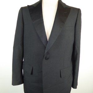 VINTAGE CONNAUGHT BLACK TUXEDO jacket Carroll Co